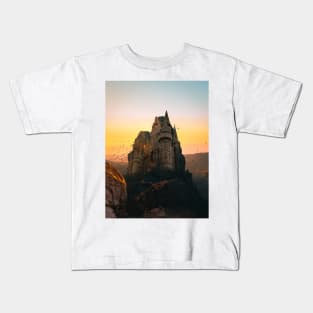 Mountain Top Castle Kids T-Shirt